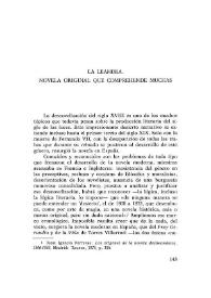 "La Leandra. Novela original que comprehende muchas" / María Jesús García Garrosa | Biblioteca Virtual Miguel de Cervantes