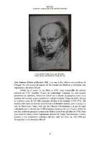José Antunes Ribeiro (Alburitel, 1942- ) [Semblanza] / Daniel Melo | Biblioteca Virtual Miguel de Cervantes