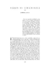 Visión de Suramérica / por Gabriel Cuevas | Biblioteca Virtual Miguel de Cervantes
