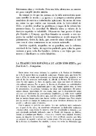 La traducción española de "Sein und Zeit" / por José Luis Aranguren | Biblioteca Virtual Miguel de Cervantes