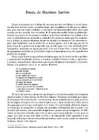 Poesía de Martínez Sarrión / Irma Emiliozzi | Biblioteca Virtual Miguel de Cervantes