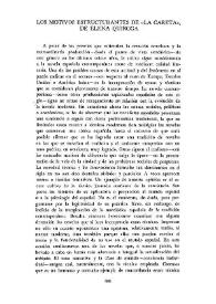 Los motivos estructurantes de "La careta", de Elena Quiroga / Juan Villegas | Biblioteca Virtual Miguel de Cervantes