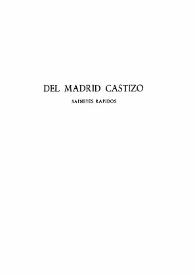 Del Madrid castizo / Carlos Arniches | Biblioteca Virtual Miguel de Cervantes