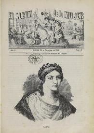El Álbum de la Mujer : Periódico Ilustrado. Año 1, tomo 1, núm. 12, 25 de noviembre de 1883 | Biblioteca Virtual Miguel de Cervantes