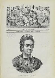 El Álbum de la Mujer : Periódico Ilustrado. Año 2, tomo 2, núm. 20, 18 de mayo de 1884 | Biblioteca Virtual Miguel de Cervantes