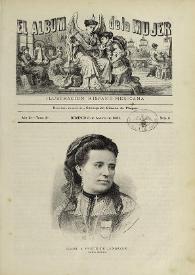 El Álbum de la Mujer : Periódico Ilustrado. Año 2, tomo 3, núm. 5, 3 de agosto de 1884 | Biblioteca Virtual Miguel de Cervantes