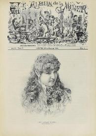 El Álbum de la Mujer : Periódico Ilustrado. Año 3, tomo 5, núm. 4, 26 de julio de 1885 | Biblioteca Virtual Miguel de Cervantes