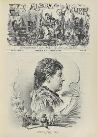 El Álbum de la Mujer : Periódico Ilustrado. Año 3, tomo 5, núm. 19, 15 de noviembre de 1885 | Biblioteca Virtual Miguel de Cervantes