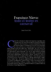 Francisco Nieva: todo el teatro es carnaval / Javier Huerta Calvo | Biblioteca Virtual Miguel de Cervantes