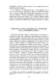 Para leer a José Luis González: un repaso de su segunda salida / Andrés Avellaneda | Biblioteca Virtual Miguel de Cervantes