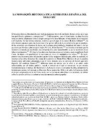 La monarquía histórica en la literatura española del siglo XIX / Jorge Pajarín Domínguez | Biblioteca Virtual Miguel de Cervantes