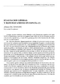 Exaltación liberal y republicanismo en España (1) / Alberto Gil Novales | Biblioteca Virtual Miguel de Cervantes