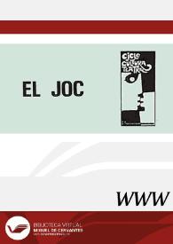 El Joc (1970) [Ficha de espectáculo]