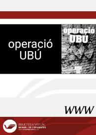 Operació Ubú (1981) [Ficha de espectáculo] | Biblioteca Virtual Miguel de Cervantes
