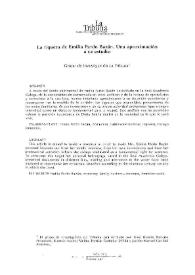 La riqueza de Emilia Pardo Bazán. Una aproximación a su estudio / Grupo de investigación "La Tribuna" | Biblioteca Virtual Miguel de Cervantes