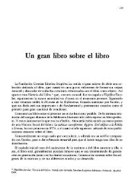 Un gran libro sobre el libro / Eugenio Cobo | Biblioteca Virtual Miguel de Cervantes