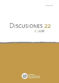 Discusiones. Núm. 22.2, 2018 | Biblioteca Virtual Miguel de Cervantes