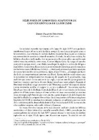 Félix María de Samaniego, adaptador de cuentos eróticos de La Fontaine / Emilio Palacios Fernández | Biblioteca Virtual Miguel de Cervantes