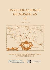 Investigaciones Geográficas. Núm. 73, 2020 | Biblioteca Virtual Miguel de Cervantes