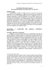 El europeísmo orteguiano: recepción y valoración / Luis Alberto Moratinos Lagartos | Biblioteca Virtual Miguel de Cervantes