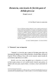 Barataria, una ínsula de ficción para el debido proceso / Juan Eduardo Leonetti | Biblioteca Virtual Miguel de Cervantes