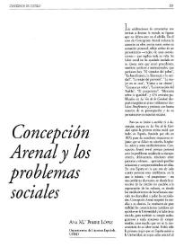 Concepción Arenal y los problemas sociales / Ana M.ª Freire López | Biblioteca Virtual Miguel de Cervantes