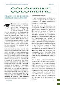COLOMBINE. Junio 2019. Francisco de Burgos, hermano de Colombine | Biblioteca Virtual Miguel de Cervantes