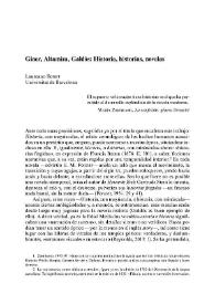 Giner, Altamira, Galdós: Historia, historias, novelas / Laureano Bonet | Biblioteca Virtual Miguel de Cervantes