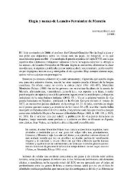 Elegía y musas de Leandro Fernández de Moratín / Santiago Díaz Lage | Biblioteca Virtual Miguel de Cervantes