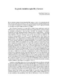 La poesía romántica según Gil y Carrasco / José María Ferri Coll | Biblioteca Virtual Miguel de Cervantes