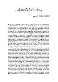 "El amante liberal", de Cervantes, y la tradición literaria de "El Abencerraje" / Isabel Hernando Morata | Biblioteca Virtual Miguel de Cervantes