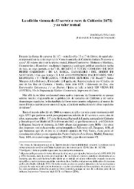 La edición vienesa de "El secreto a voces" de Calderón (1671) y su valor textual / José María Viña Liste | Biblioteca Virtual Miguel de Cervantes