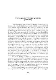 Víctor Infantes de Miguel (1950-2016) / Julián Martín Abad | Biblioteca Virtual Miguel de Cervantes