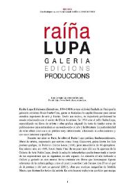 Raíña Lupa Ediciones [editorial] (Barcelona, 1994-2018) [Semblanza] / Elisa Rodríguez Acosta | Biblioteca Virtual Miguel de Cervantes