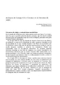 El "Diario" de Enrique Gil y Carrasco en la literatura de viajes / Ana María Freire López | Biblioteca Virtual Miguel de Cervantes