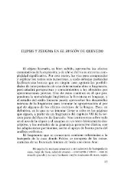 Elipsis y zeugma en "El Buscón" de Quevedo / Marcos Cánovas Méndez | Biblioteca Virtual Miguel de Cervantes