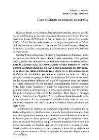 "L'art poétique" de Boileau en España  / Arnold L. Kerson | Biblioteca Virtual Miguel de Cervantes