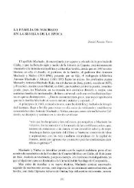La familia de Machado en la Sevilla de la época / Daniel Pineda Novo | Biblioteca Virtual Miguel de Cervantes