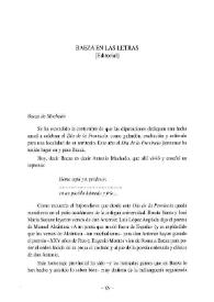 Baeza en las letras [Editorial] / Pedro Ortiz Armengol     | Biblioteca Virtual Miguel de Cervantes