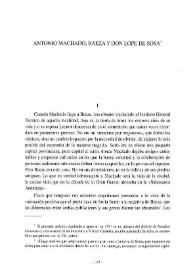 Antonio Machado, Baeza y "Don Lope de Sosa" / Juan Alfredo Bellón Cazabán    | Biblioteca Virtual Miguel de Cervantes