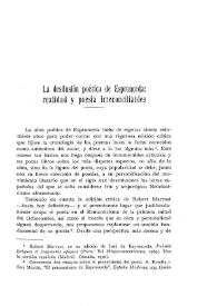 La desilusión poética de Espronceda: realidad y poesía irreconciliables / Ricardo López Landeira | Biblioteca Virtual Miguel de Cervantes