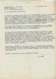 Carta de Brody, Elaine a Viñes Soto, Elvira. 1971-10-05 | Biblioteca Virtual Miguel de Cervantes