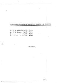 Fotocopia original de Albeniz, Alfonso a Falla, Manuel de. 1918 | Biblioteca Virtual Miguel de Cervantes