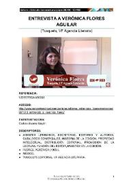 Entrevista a Verónica Flores Aguilar (Tusquets, VF Agencia Literaria) | Biblioteca Virtual Miguel de Cervantes