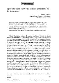 Epistemología barroca y sentido gongorino en "Perito en lunas"  / Pedro Ruiz Pérez | Biblioteca Virtual Miguel de Cervantes
