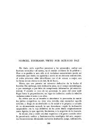 Marcel Duchamp, visto por Octavio Paz / Zdenek Kourim | Biblioteca Virtual Miguel de Cervantes