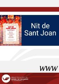 Nit de Sant Joan (1981) [Ficha de espectáculo] | Biblioteca Virtual Miguel de Cervantes
