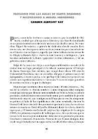Paseando por las aulas de Santo Domingo y recordando a Miguel Hernández  / Carmen Alemany Bay | Biblioteca Virtual Miguel de Cervantes