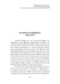 Gonzalo Sobejano (1928-2019) [necrológica] / Francisco Javier Díez de Revenga  | Biblioteca Virtual Miguel de Cervantes