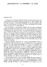 Quetzalcóatl: la historia y el mito   / Ángel Arjona Santos  | Biblioteca Virtual Miguel de Cervantes